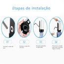 Bomba Elétrica Universal com Carregamento USB para Galão Garrafão de Água Bebedouro Recarregável Galão Preto Branco