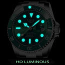 Relógio Vortilo Lige - Green Submariner
